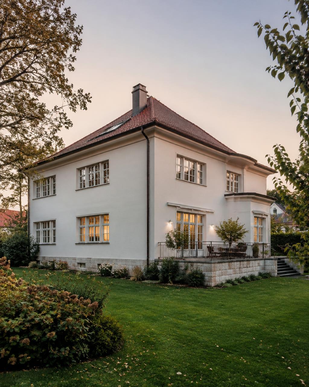 Vila z roku 1932 se zahradou – Černošice